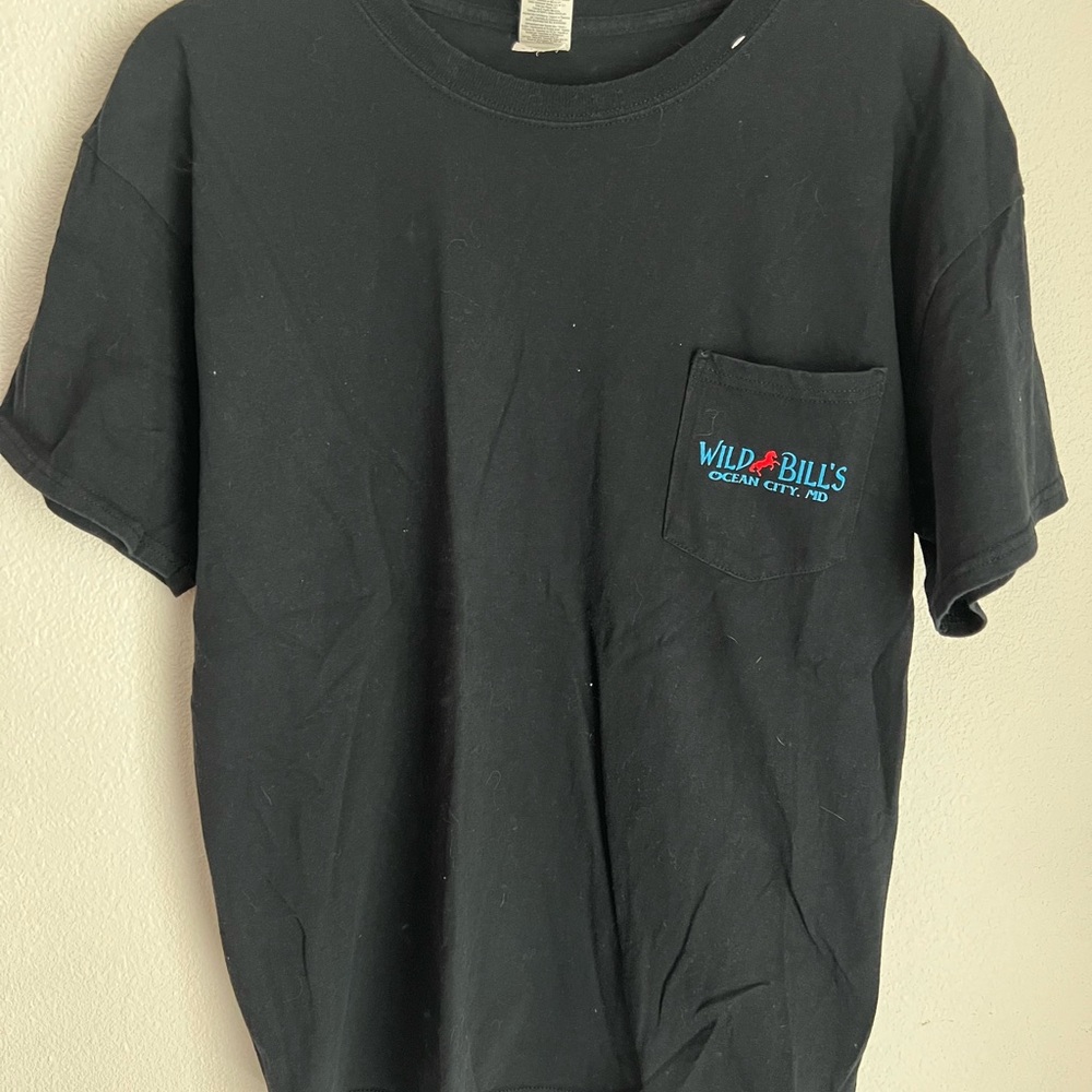 Will Bills Ocean City Gildan Black Short Sleeve Tee Classic Fit